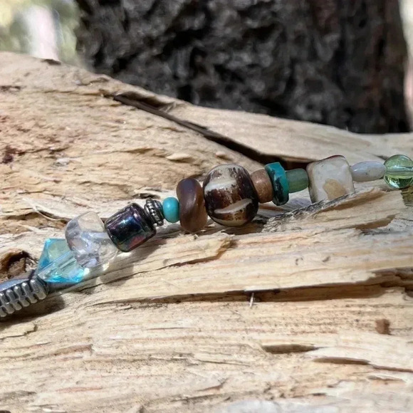 Vintage Dragonfly Bracelet Artisan Handmade Antiqued Silver Tone Closure - Picture 5 of 8